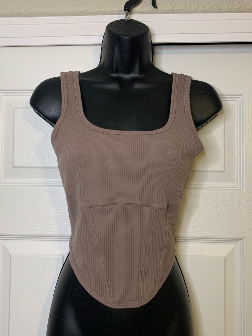 Victoria's Secret PINK Muave Cinched Corset Top
